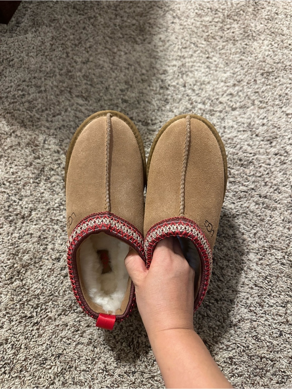 UGG TAZZ (TASMAN PLATFORM) WOMEN SHOES Cozy Suede Slip-On Slippers